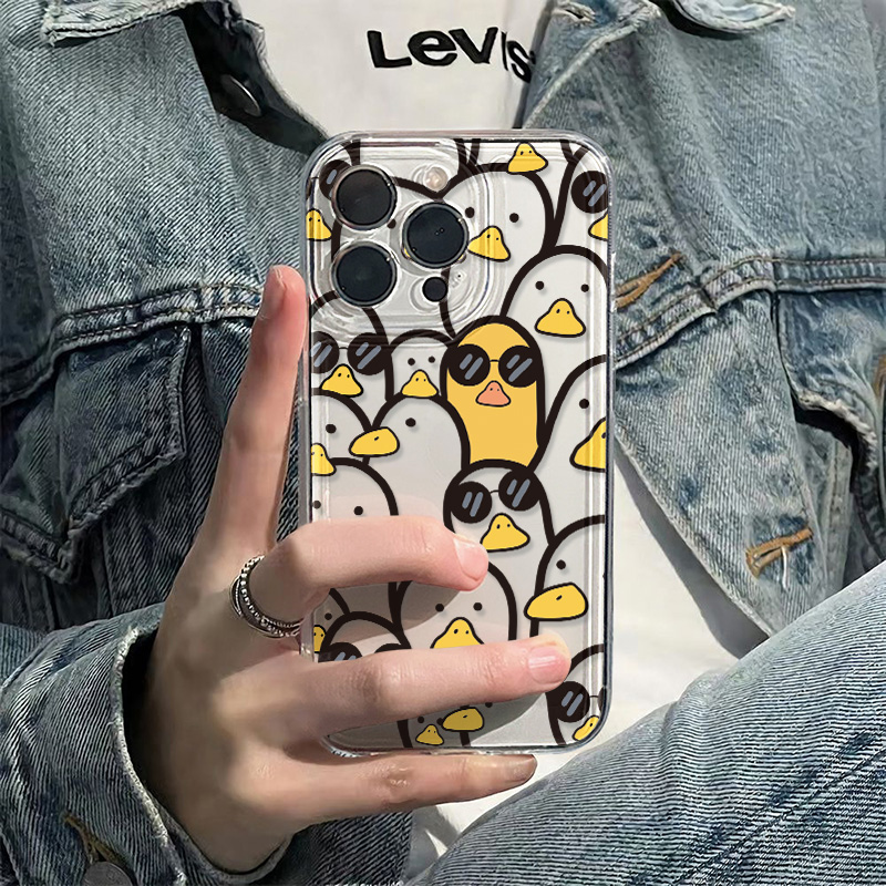 Apple Iphone 16 - Bonito dos desenhos animados pato caso