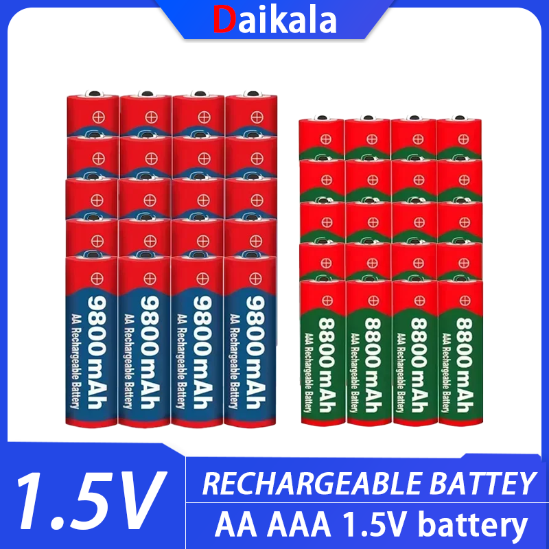 Electronics New Gadgets - Baterias Recarregáveis 2026 Novas 1.5V AA