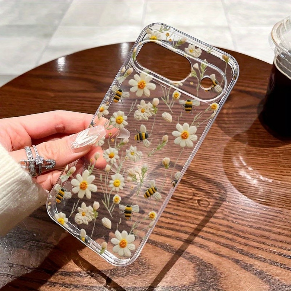 Google Pixel 9 Pro - Capa de Telefone Transparente com Padrão