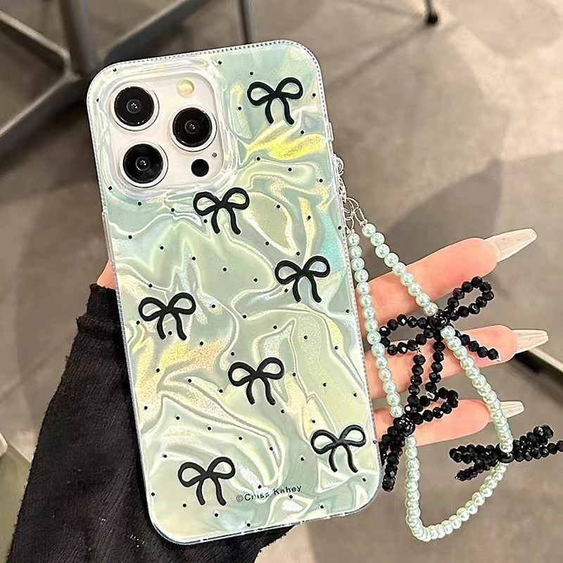 Realme Note 50 - Capa pérola bowknot para realme note