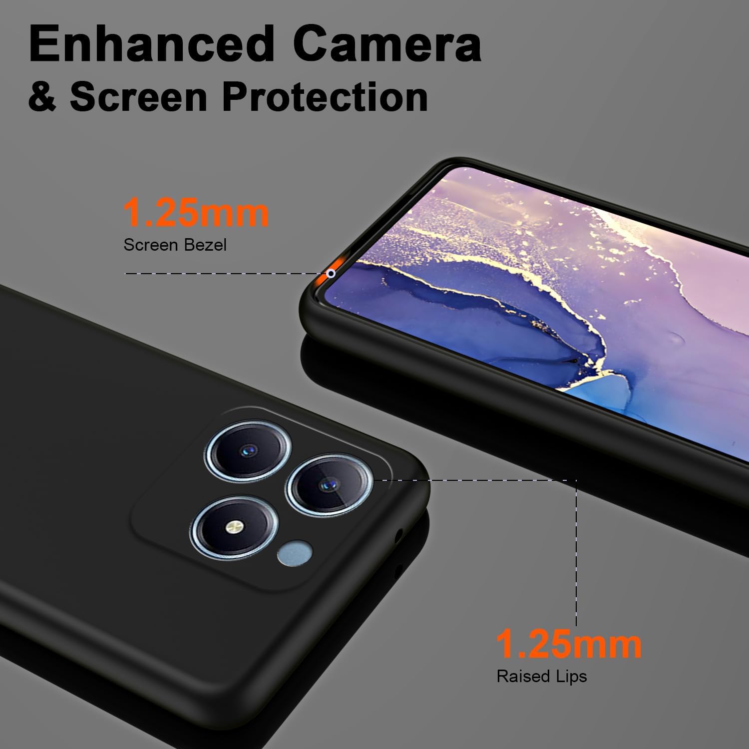 Capa de silicone líquido flexí - Realme Note 50 avaliação e preço