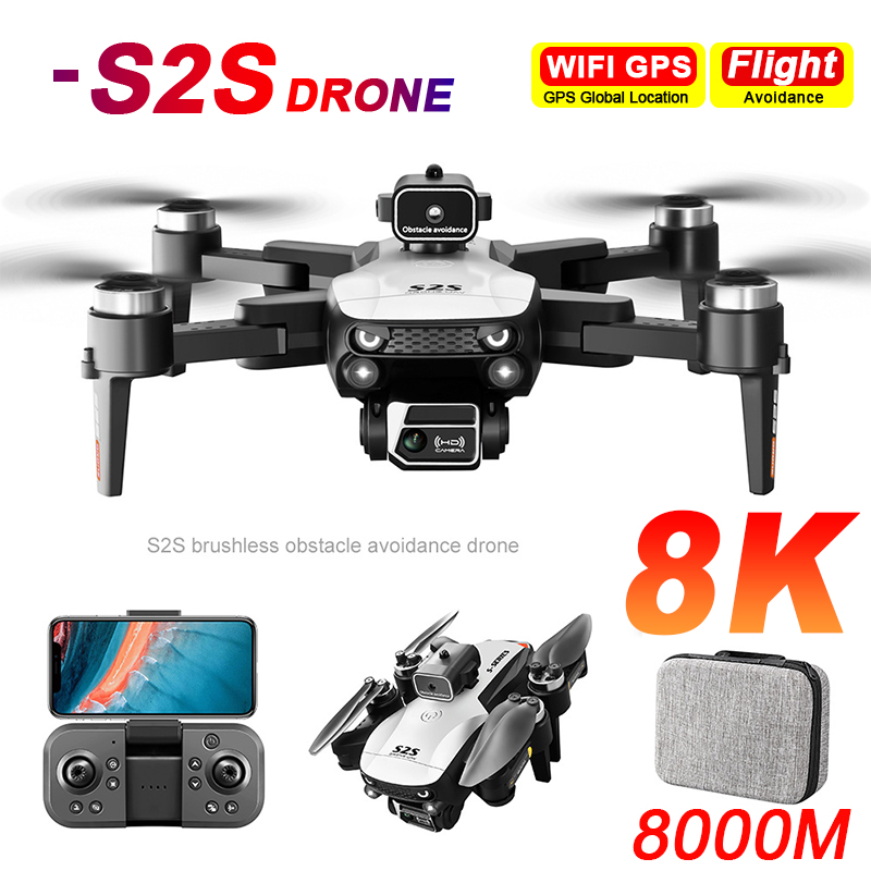 Novo drone s2s 8k profissional - Electronics New Gadgets avaliação e preço
