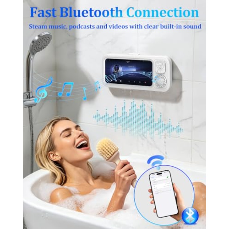 Suporte para Telefone de Banho - Bluetooth Speaker Waterproof avaliação e preço